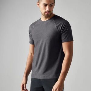 Rhone Reign Tee Black Heather Grey